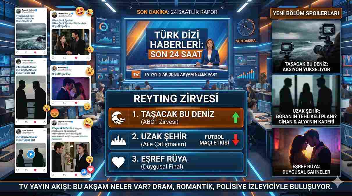 Son 24 Saatte Türk Dizi Haberleri: Ekranlarda Rekabet Kızıştı