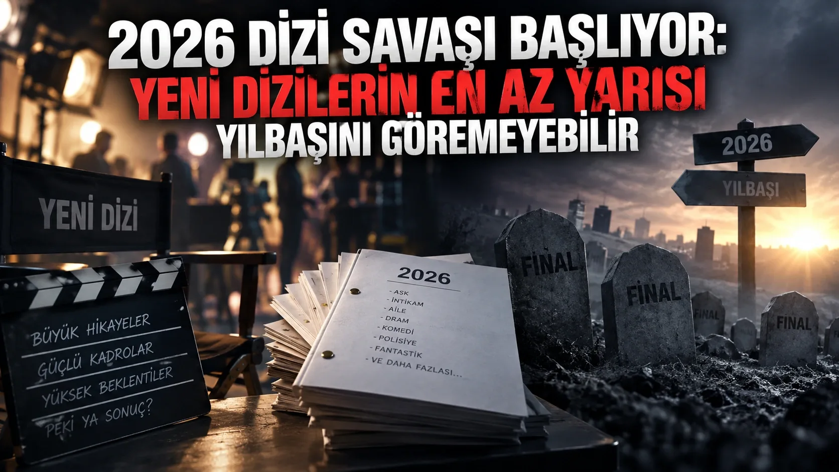 2026 Dizi Savaşı Başlıyor: Yeni Dizilerin En Az Yarısı Yılbaşını Göremeyebilir!